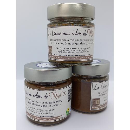 Crème aux éclats de noix